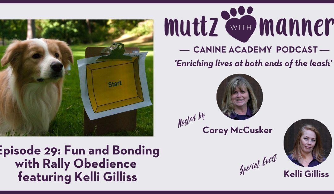 Episode 29: Fun and Bonding with Rally Obedience featuring Kelli Gilliss – Transcript